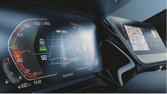BMW 1 serijos (F40), BMW <i>Live Cockpit Professional</i> BMW <i>Live Cockpit Professional</i> ekranai BMW 1 serijos (F40) modelyje