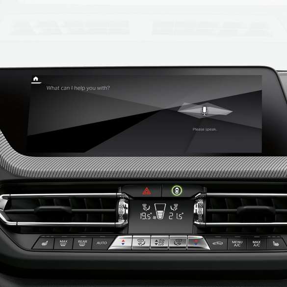 BMW 2 serijos Gran kupė su BMW išmaniuoju asmeniniu asistentu BMW 2 serijos Gran kupė su BMW išmaniuoju asmeniniu asistentu F44 2020 interjeras