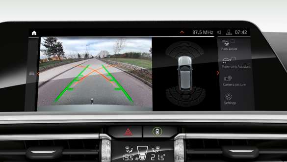 Važiavimo atbuline eiga sistema Reversing Assistant BMW 3 serijos Touring, važiavimo atbuline eiga sistema Reversing Assistant