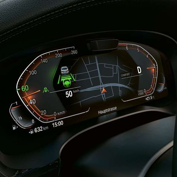 BMW Personal CoPilot, BMW 5 serijos sedanas G30 BMW Personal CoPilot, BMW 5 serijos sedano G30 2020 valdymo ekranas, interjeras