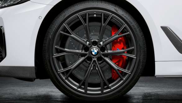 20 colių BMW M Performance dvispalviai lengvojo lydinio ratlankiai Double-spoke style 669 M, BMW 5 serijos sedanas G30 20 colių BMW M Performance lengvojo lydinio ratlankiai Double-spoke style 669 M, BMW 5 serijos sedanas G30