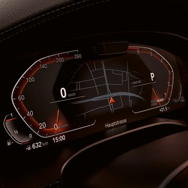 BMW 6 serijos Gran Turismo G32 2020 BMW Live Cockpit Professional BMW 6 serijos Gran Turismo G32 2020 BMW Live Cockpit Professional, interjeras