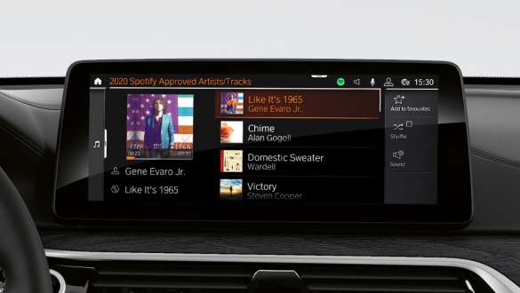 Connected Music, BMW 6 serijos Gran Turismo G32 2020 Connected Music, BMW 6 serijos Gran Turismo G32 2020 interjeras