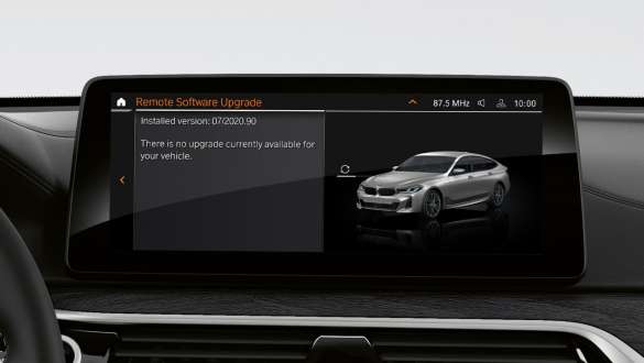 Remote Software Upgrade nuotolinio programinės įrangos atnaujinimo funkcija, BMW 6 serijos Gran Turismo G32 2020 BMW išmanusis asmeninis asistentas, BMW 6 serijos Gran Turismo G32 2020 interjeras