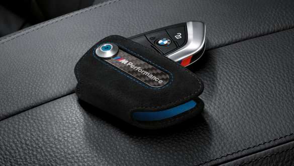 M Performance raktelio dėklas Alcantara/anglies pluošt,o BMW 6 serijos Gran Turismo G32 2020 M Performance raktelio dėklas Alcantara/anglies pluošto, BMW 6 serijos Gran Turismo G32 2020, vaizdas iš arti