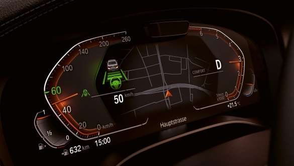V<i>Driving Assistant Professional</i> funkcija, BMW 6 serijos Gran Turismo (G32) 2020 <i>Driving Assistant Professional</i> funkcija, BMW 6 serijos Gran Turismo (G32) 2020 interjeras