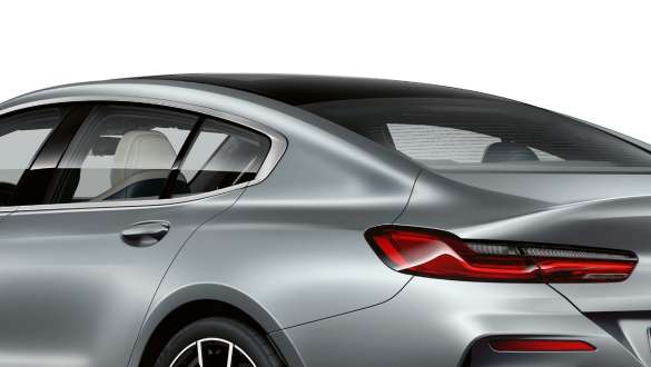 Galinio statramsčio dizainas BMW 8 serijos Gran kupė, Galinio statramsčio dizainas