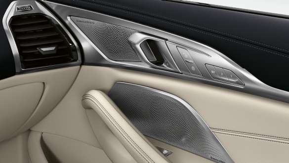 Bowers & Wilkins Diamond erdvinio garso sistema BMW 8 serijos Gran kupė, Bowers & Wilkins Diamond erdvinio garso sistema