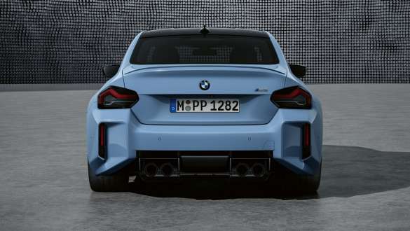 BMW M2 G87 galinės dalies dizainas Galinės dalies dizainas BMW M2 G87