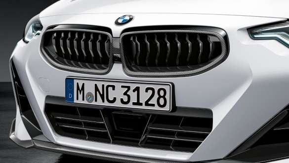 BMW M240i G42 M Performance grotelių rėmas iš anglies pluošto M Performance anglies pluošto galinis difuzorius BMW M240i G42