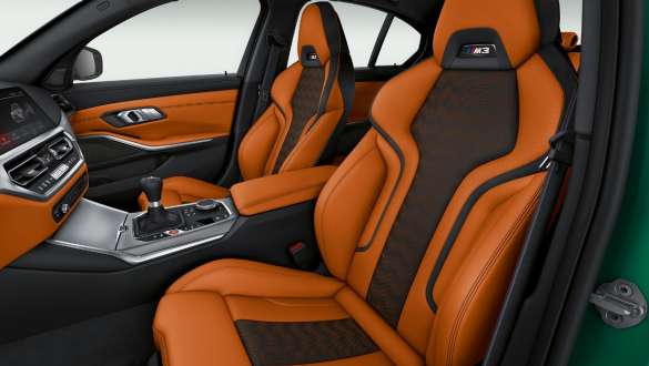 M sportinės sėdynės, BMW M3 sedanas G80 2020 BMW M3 sedanas G80 2020 M sportinės sėdynės, interjeras