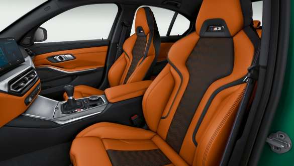 M sportinės sėdynės, BMW M3 sedanas G80 2020 BMW M3 sedanas G80 2020 M sportinės sėdynės, interjeras