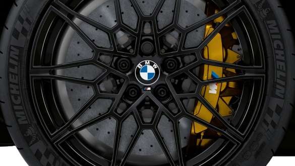 M anglies pluošto keraminiai stabdžiai, BMW M4 kupė G82 2020 BMW M4 kupė G82 2020, M anglies pluošto keraminių stabdžių vaizdas iš arti