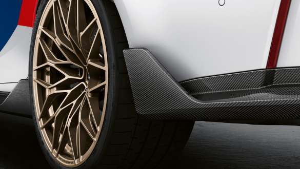 <i>M Performance</i> galinis spoileris iš anglies pluošto, BMW M4 kupė G82 2020 BMW M4 kupė G82 2020, <i>M Performance</i> galinis spoileris, vaizdas iš arti