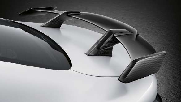 <i>M Performance</i> galinis spoileris iš anglies pluošto, BMW M4 kupė G82 2020 BMW M4 kupė G82 2020, <i>M Performance</i> galinis spoileris iš anglies pluošto, vaizdas iš arti
