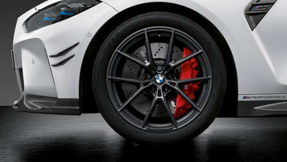 19/20 colių <i>M Performance</i> kaltiniai 963 M ratlankiai, BMW M4 kupė G82 2020 BMW M4 kupė G82 2020, 19/20 colių<i> M Performance</i> kaltiniai 963 M ratlankiai, vaizdas iš arti