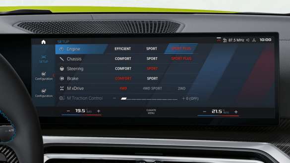 <i>M Setup</i> funkcija BMW M4 kupė G82 2020 BMW M4 kupė G82 2020 <i>M Setup</i> funkcija