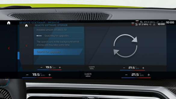 Nuotolinio programinės įrangos atnaujinimo funkcija BMW 4 serijos M kupė G82 G22 BMW 4 serijos M kupė G82 G22 nuotolinio programinės įrangos atnaujinimo funkcija