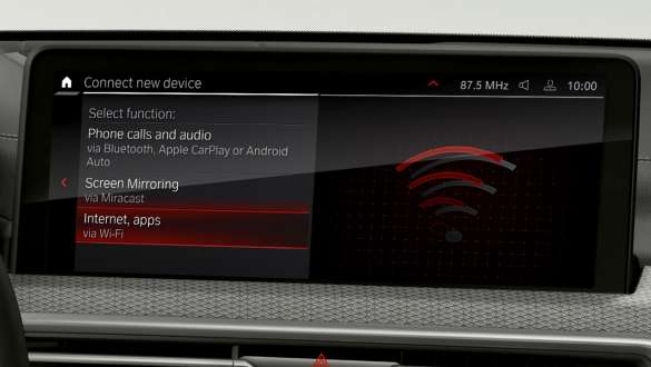Wi-Fi saitvietė BMW X4 M automobiliai (F98 G02) LCI 2021 BMW X4 M automobiliai (F98 G02) LCI 2021 Facelift Wi-Fi saitvietė, valdymo ekranas,