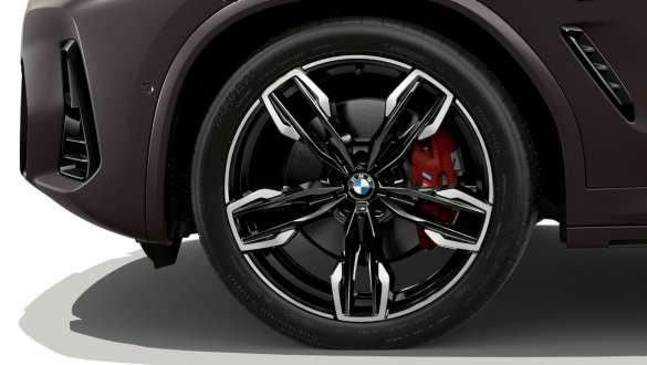 21 colio M lengvojo lydinio ratlankiai Double-spoke style 718 M, BMW X4 M40i M40d (G02) LCI 2021 BMW X4 M40i M40d (G02) LCI 2021 Facelift 21 colio M lengvojo lydinio ratlankiai Double-spoke style 718 M