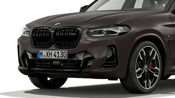 Priekinio bamperio apdaila M aerodinamikos paketas, BMW X4 M40i M40d (G02) LCI 2021 BMW X4 M40i M40d (G02) LCI 2021 Facelift M aerodinamikos paketas, priekinio bamperio apdaila