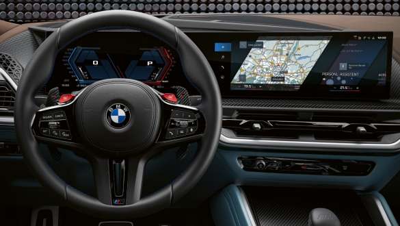 M būdingo ekrano koncepcija 8 kartos BMW operacinė sistema BMW XM G09 M būdingo ekrano koncepcija 8 kartos BMW operacinė sistema