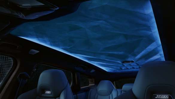 BMW XM G09 foninis lubų apšvietimas BMW XM G09 Interjeras foninis lubų apšvietimas