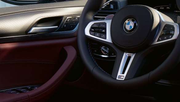 BMW X4 G02 metalo efekto apdaila 2021 BMW X4 G02 metalo efekto valdiklių apdaila 2021