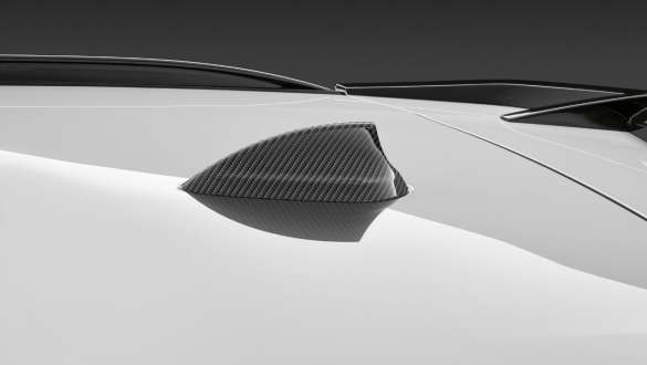 BMW X4 G02 M Performance antenos apsauga iš aramido pluošto 2021 BMW X4 G02 M Performance priekinės grotelės iš anglies pluošto 2021