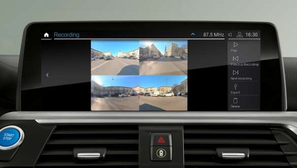 BMW vaizdo registratorius, BMW iX3 G08 BMW vaizdo registratorius, BMW iX3 G08 2020 valdymo ekranas, interjeras