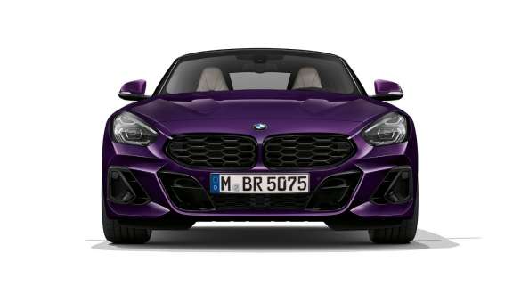 BMW Z4 G29 Thundernight vaizdas iš priekio BMW Z4 G29 2022 <i>Thundernight</i> vaizdas iš priekio