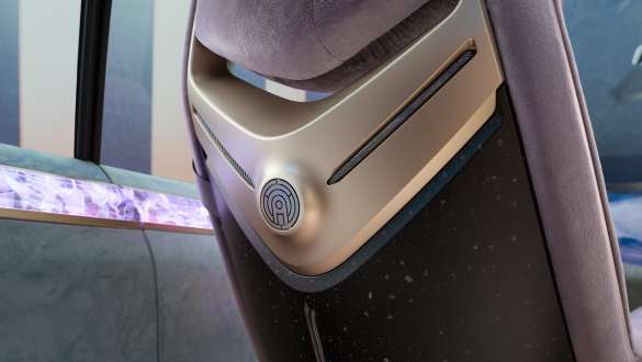 Lengvas išmontavimas, BMW <i>i Vision Circular </i> 2021 BMW <i>i Vision Circular</i> 2021 koncepcinio automobilio interjero dizainas, lengvas išmontavimas ir greitai atlaisvinami fiksatoriai