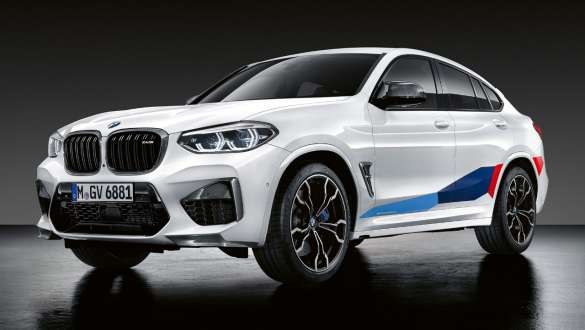 <i>M Performance Parts</i> serijos dalys, BMW X4 M (F98) <i>M Performance Parts</i> serijos dalys, BMW X4 M (F98), trijų ketvirčių vaizdas iš galo