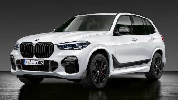 <i>M Performance Parts</i> serijos dalys, BMW X5 (G05) <i>M Performance Parts</i> serijos dalys, BMW X5 (G05), trijų ketvirčių vaizdas iš priekio