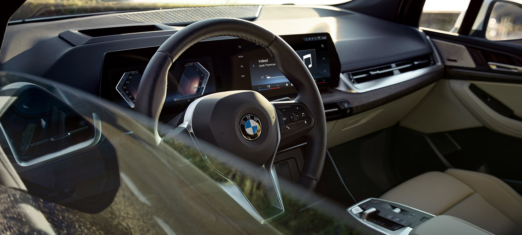 BMW 2 serijos Active Tourer (U06) 2021, interjeras, vairuotjo erdvė