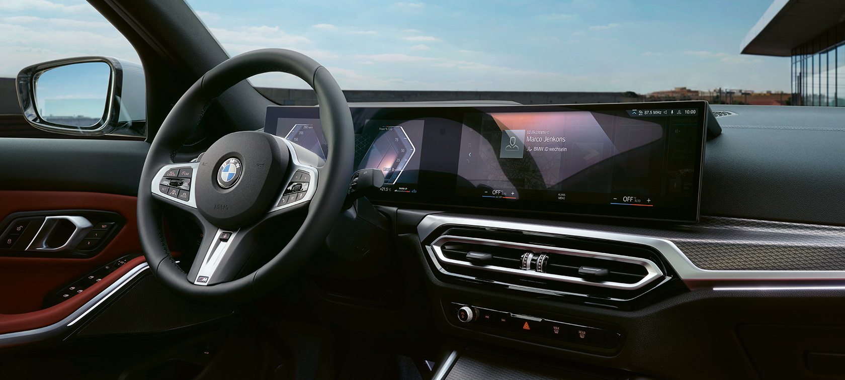 Vaizdo įrašas apie BMW 3 serijos sedano LCI G20 skaitmenines technologijas Vaizdo įrašas apie BMW 3 serijos sedano LCI G20 skaitmenines technologijas