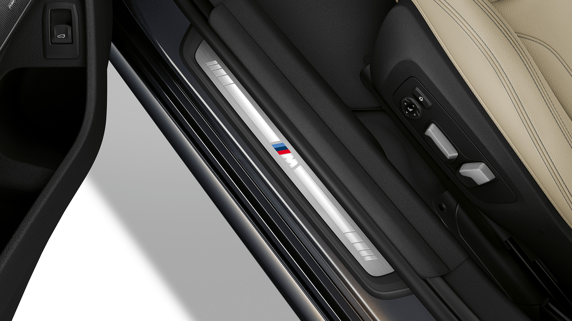 Modelio M Sport durelių slenksčių apdaila BMW 3 serijos Touring, Modelio M Sport durelių slenksčių apdaila
