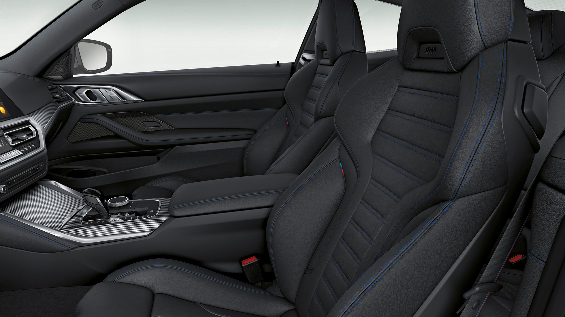 Vairuotojo erdvė, BMW 4 serijos kupė M Sport paketas, G22 2020 BMW 4 serijos kupė G22 2020M Sport paketas, interjeras, vairuotojo erdvė