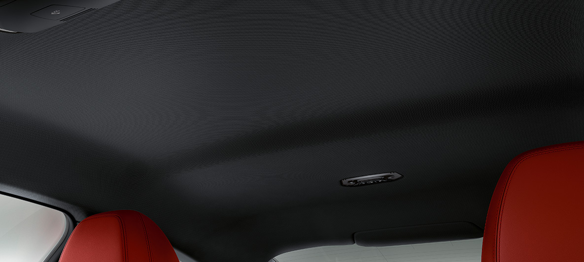 BMW 4 serijos kupė G22 2020 interjeras, vairuotojo erdvė, BMW Individual stogo danga BMW Individual antracito spalvos stogo danga, BMW 4 serijos kupė G22 2020 interjeras, vairuotojo erdvė