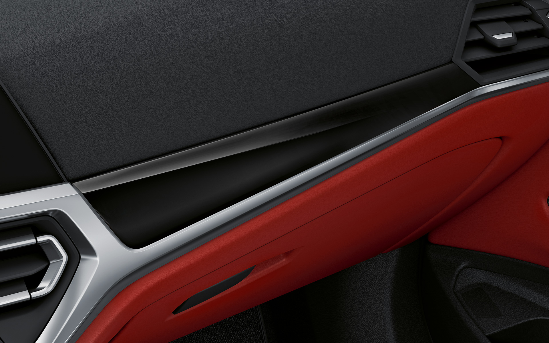 BMW Individual juoda Piano Finish Black interjero apdaila, BMW 4 serijos kupė Individual (G22) 2020, interjeras BMW Individual juoda Piano Finish Black interjero apdaila, BMW 4 serijos kupė Individual (G22) 2020, interjeras
