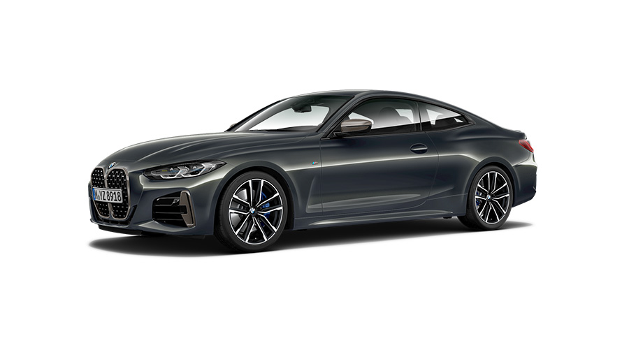 BMW 4 serija, BMW 4 serijos kupė M Automobile G22 MP trijų ketvirčių vaizdas iš šono BMW 4 serija, BMW 4 serijos kupė M Automobile G22 MP trijų ketvirčių vaizdas iš šono