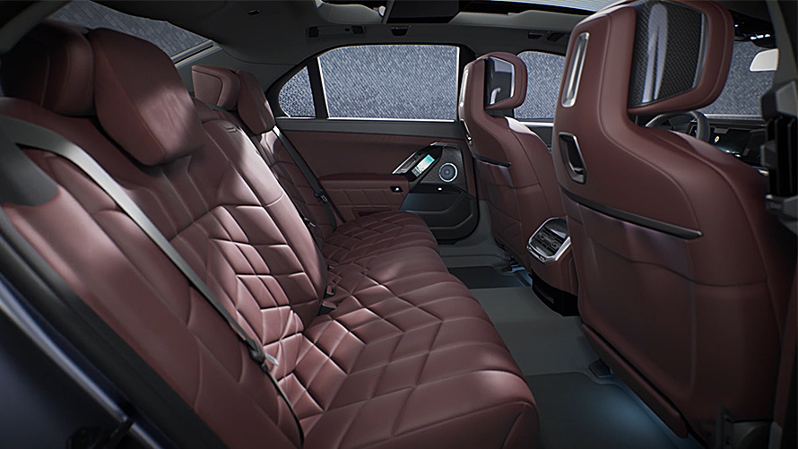 BMW 7 serijos sedanas G70 ICE 740i M sport paketas BMW 7 serijos sedanas G70 ICE 740i M sport paketas privati poilsio zona Private lounge