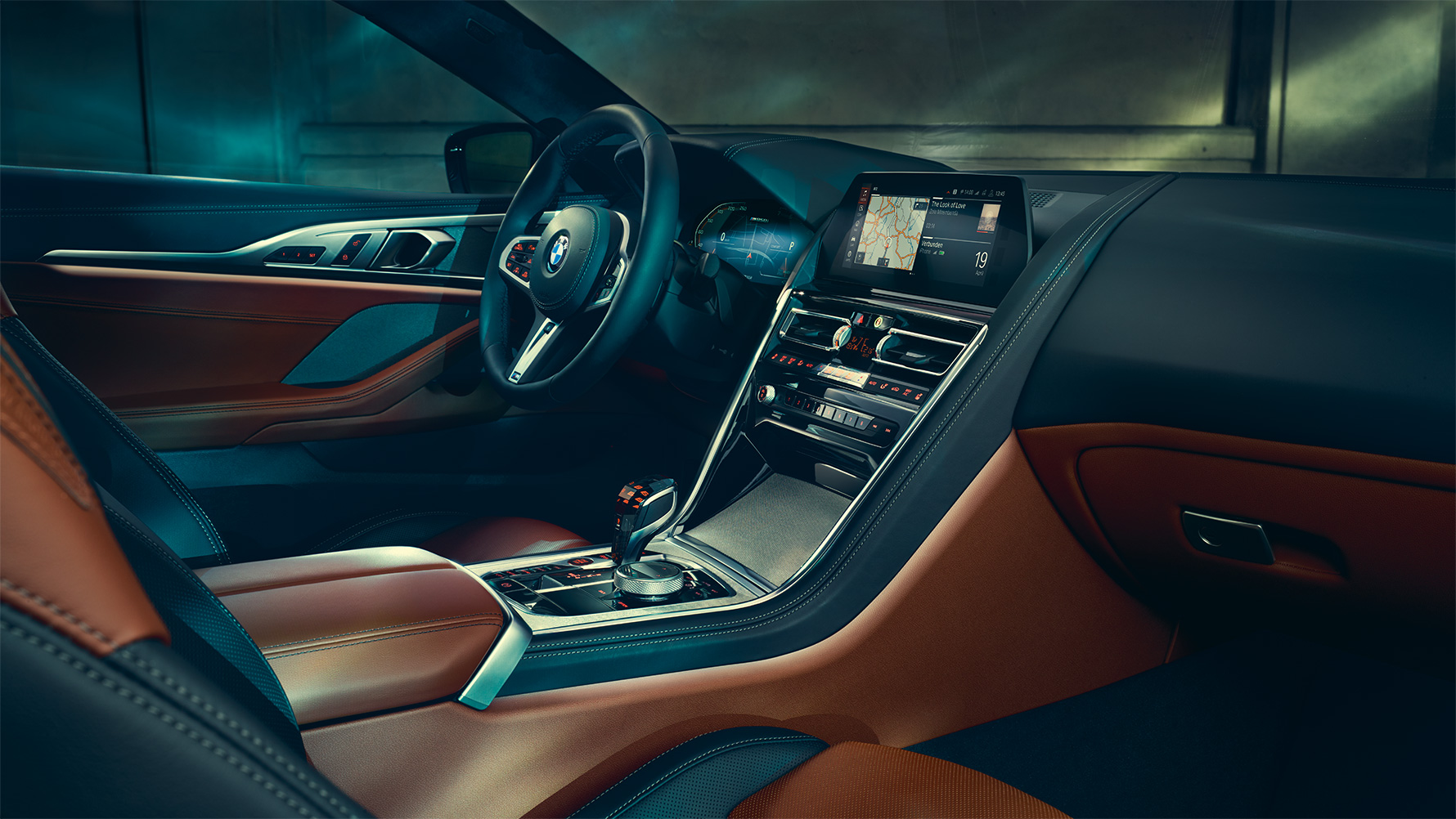 BMW 8 serijos Coupé, interjeras BMW 8 serijos Coupé interjeras.