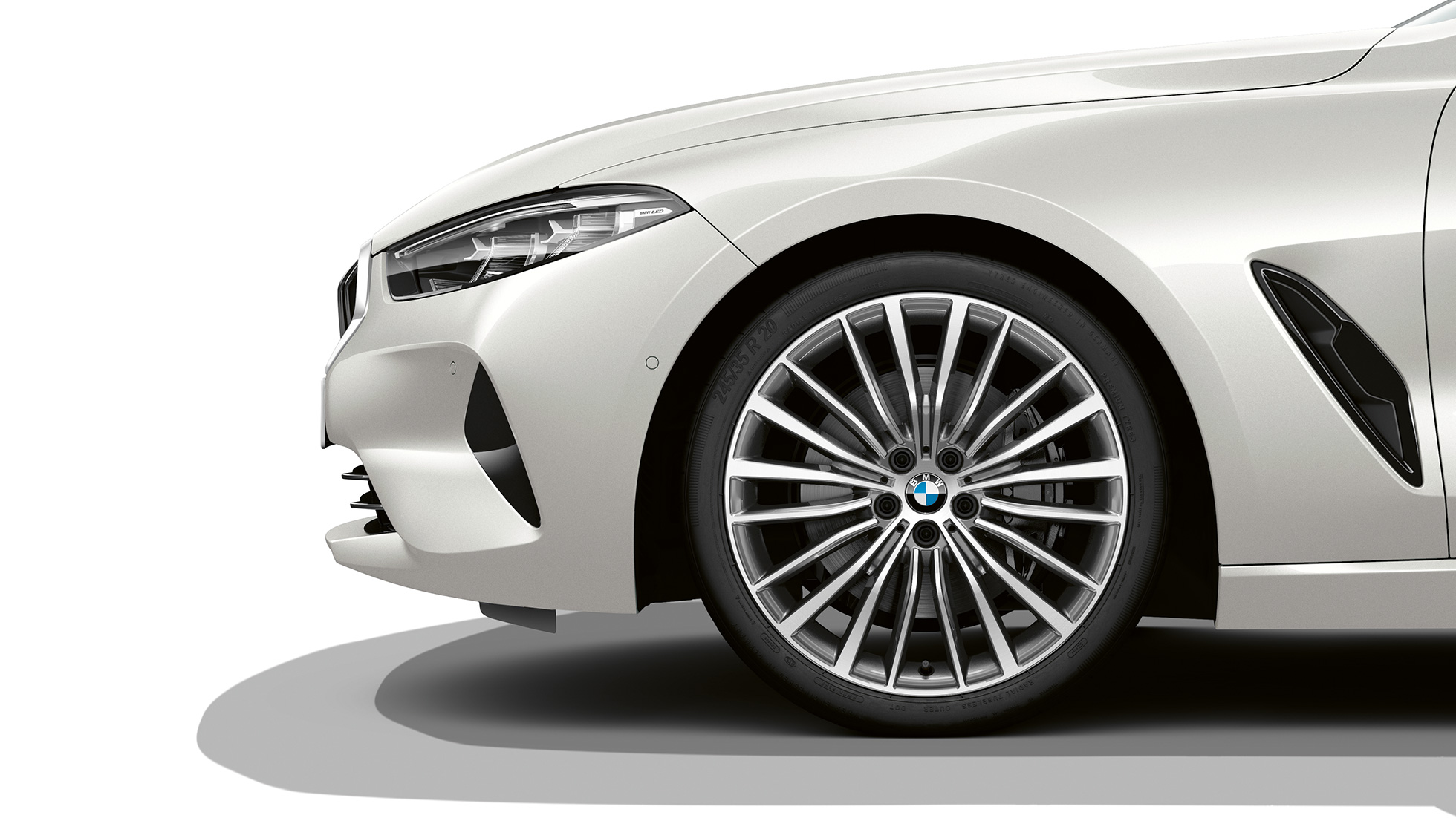 19 colių dvispalviai lengvojo lydinio ratlankiai Multi-spoke style 731 BMW 8 serijos kupė, 19 colių dvispalviai lengvojo lydinio ratlankiai Multi-spoke style 731