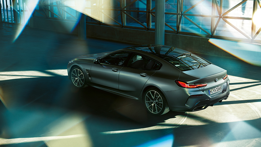 BMW 8 serijos Gran kupė, dizaino vaizdas iš viršaus BMW 8 serijos Gran kupė, dizainas, vaizdas iš paukščio skrydžio