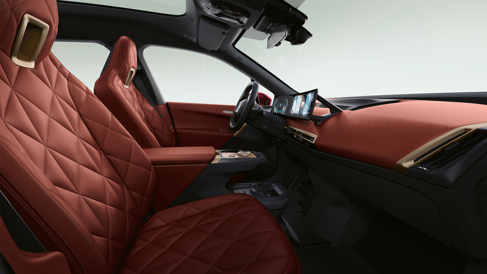 BMW iX Suite Castanea dizainas BMW iX i20 Suite Castanea interjero dizainas