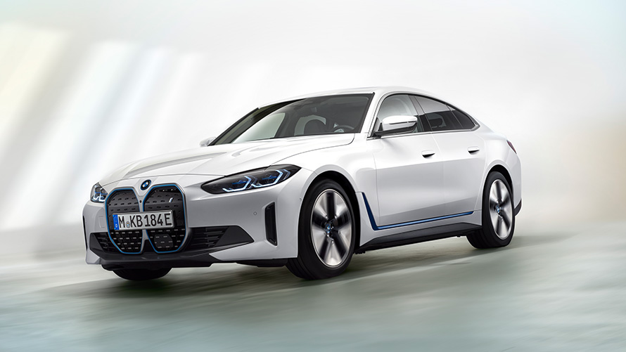 BMW i4 2021 G26 paveikslas 2 2021 m. visiškai elektrinis BMW i4 (G26) Gran kupė automobilis, 2 paveikslėlis