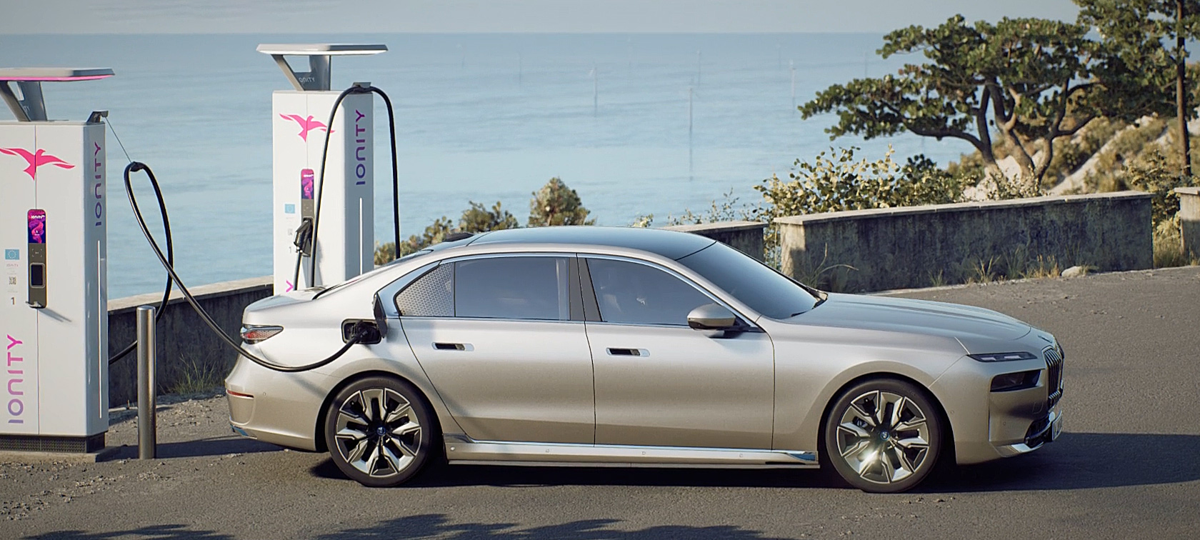 BMW i7 sedanas G70 akcentai vaizdo įrašas apie įkrovimą BMW i7 sedanas G70 akcentai vaizdo įrašas apie įkrovimą namuose iš viešose įkrovimo stotelėse