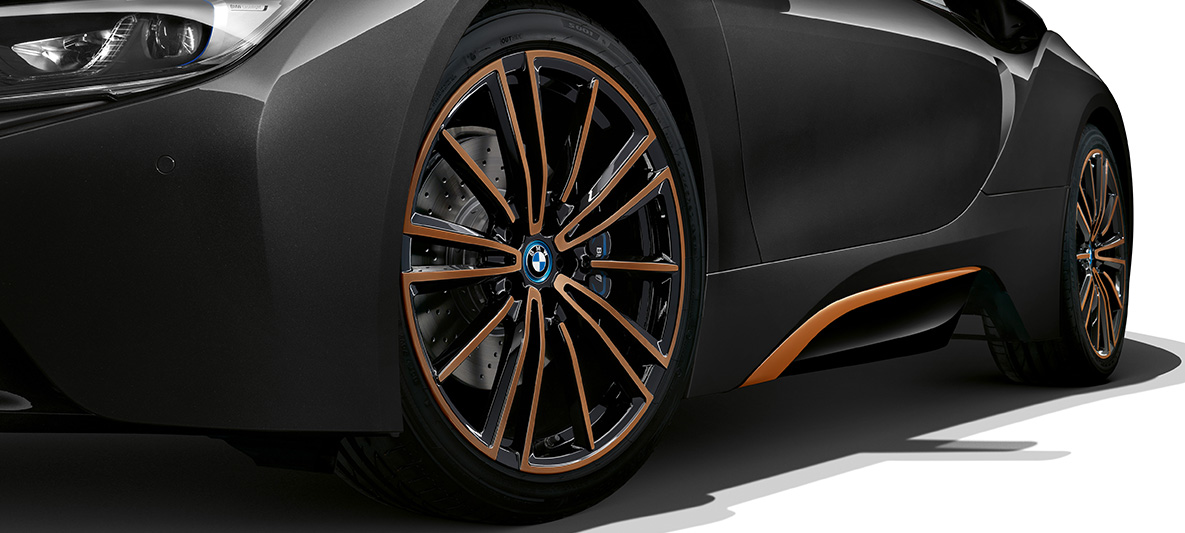 Lengvojo lydinio ratlankis E-Copper, BMW i8 kupė Ultimate Sophisto Edition Lengvojo lydinio ratlankis E-Copper, BMW i8 kupė Ultimate Sophisto Edition, eksterjeras