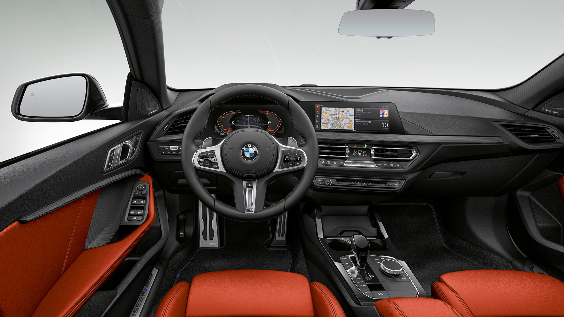 Interjero dizainas BMW M235i xDrive Gran kupė Interjero dizainas BMW M235i xDrive Gran kupė 2020 F44